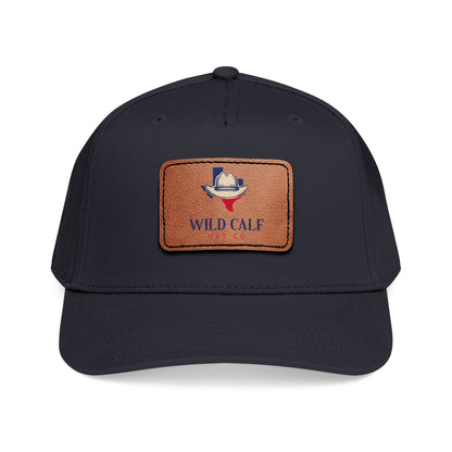Leather Patch Baseball Cap — Wild Calf Logo - Wild Calf Hat Company