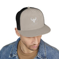 Wild Calf Skull embroidery Trucker Cap | Mesh Back Snapback - Wild Calf Hat Company