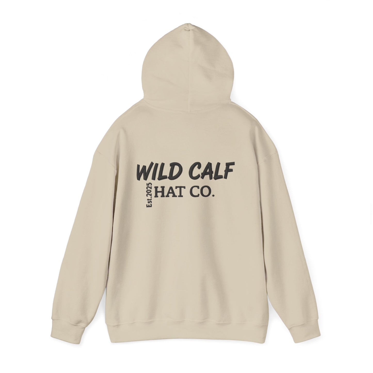 Wild Calf Hoodie - Retro Colorful Calf Logo Pullover (Wild Calf Hat Co.) - Wild Calf Hat Company