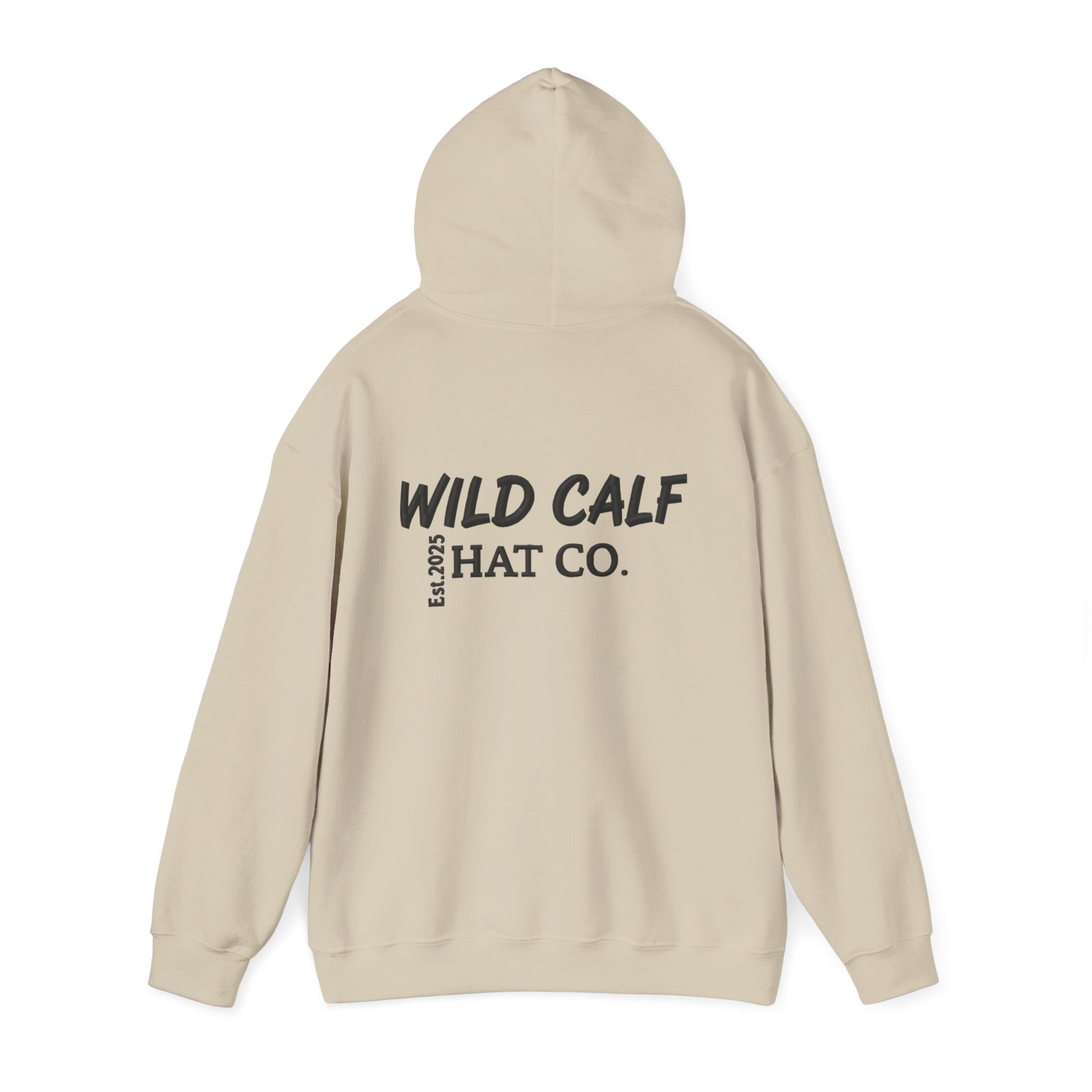 Wild Calf Hoodie - Retro Colorful Calf Logo Pullover (Wild Calf Hat Co.) - Wild Calf Hat Company