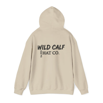 Wild Calf Hoodie - Retro Colorful Calf Logo Pullover (Wild Calf Hat Co.) - Wild Calf Hat Company