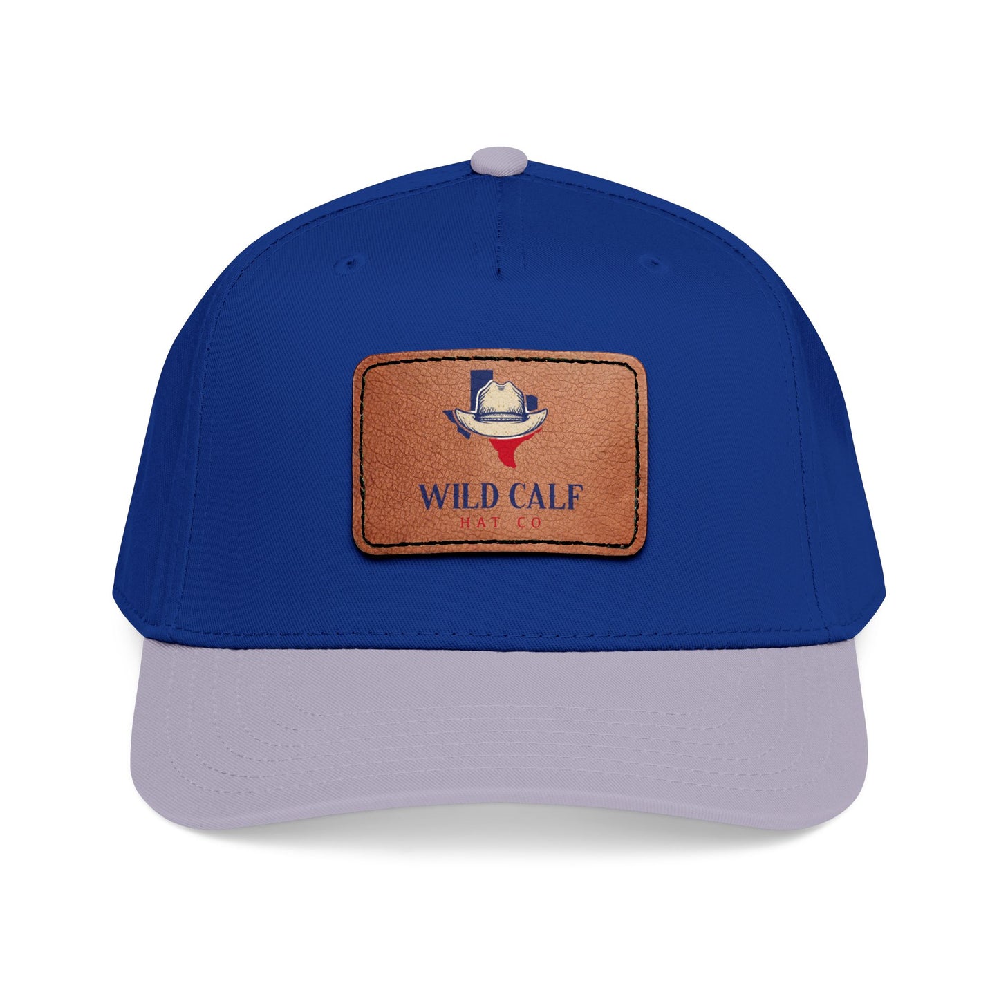 Leather Patch Baseball Cap — Wild Calf Logo - Wild Calf Hat Company