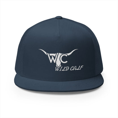Trucker Cap — Wild Calf Embroidered Longhorn Logo