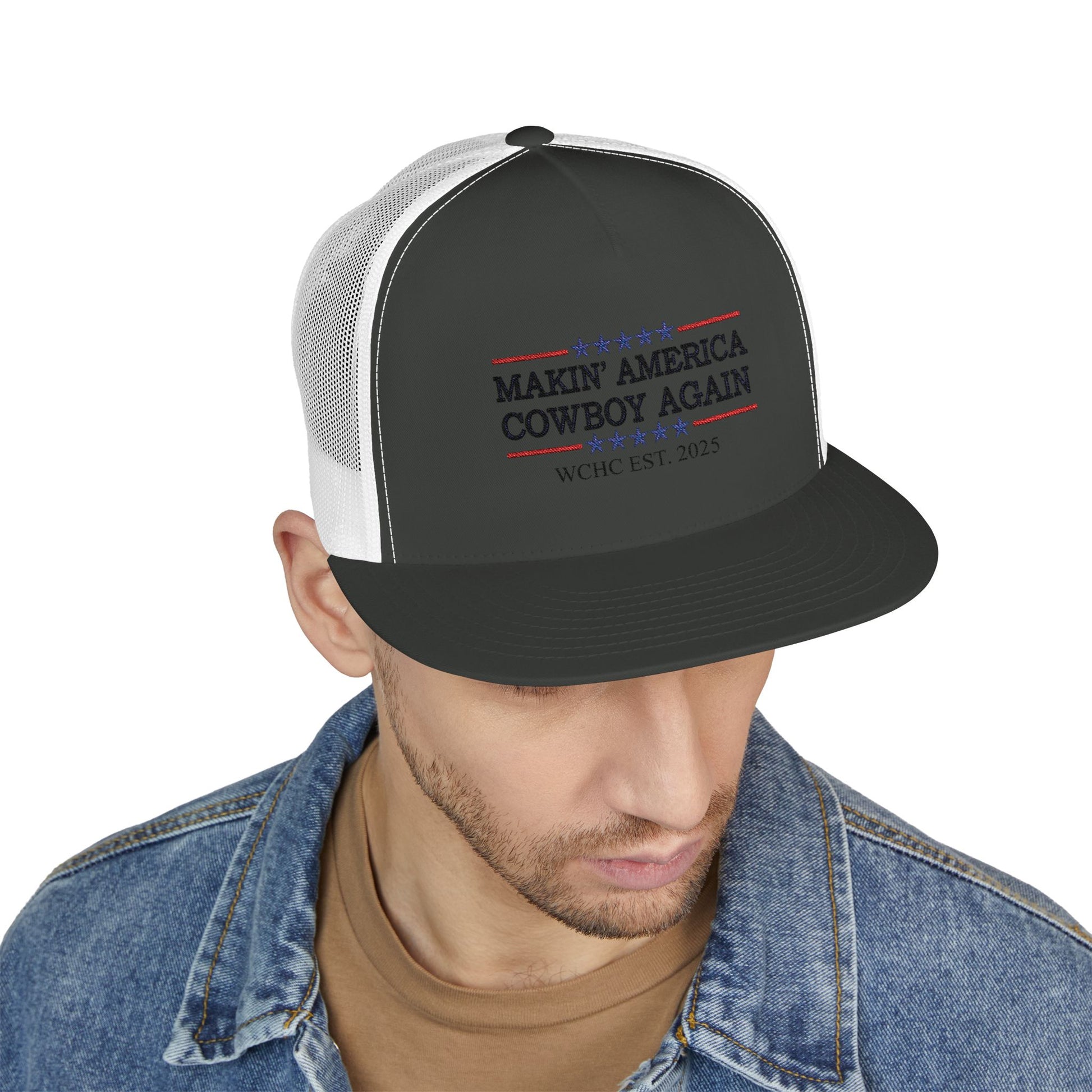 5 Panel Trucker Cap - Wild Calf Hat Company
