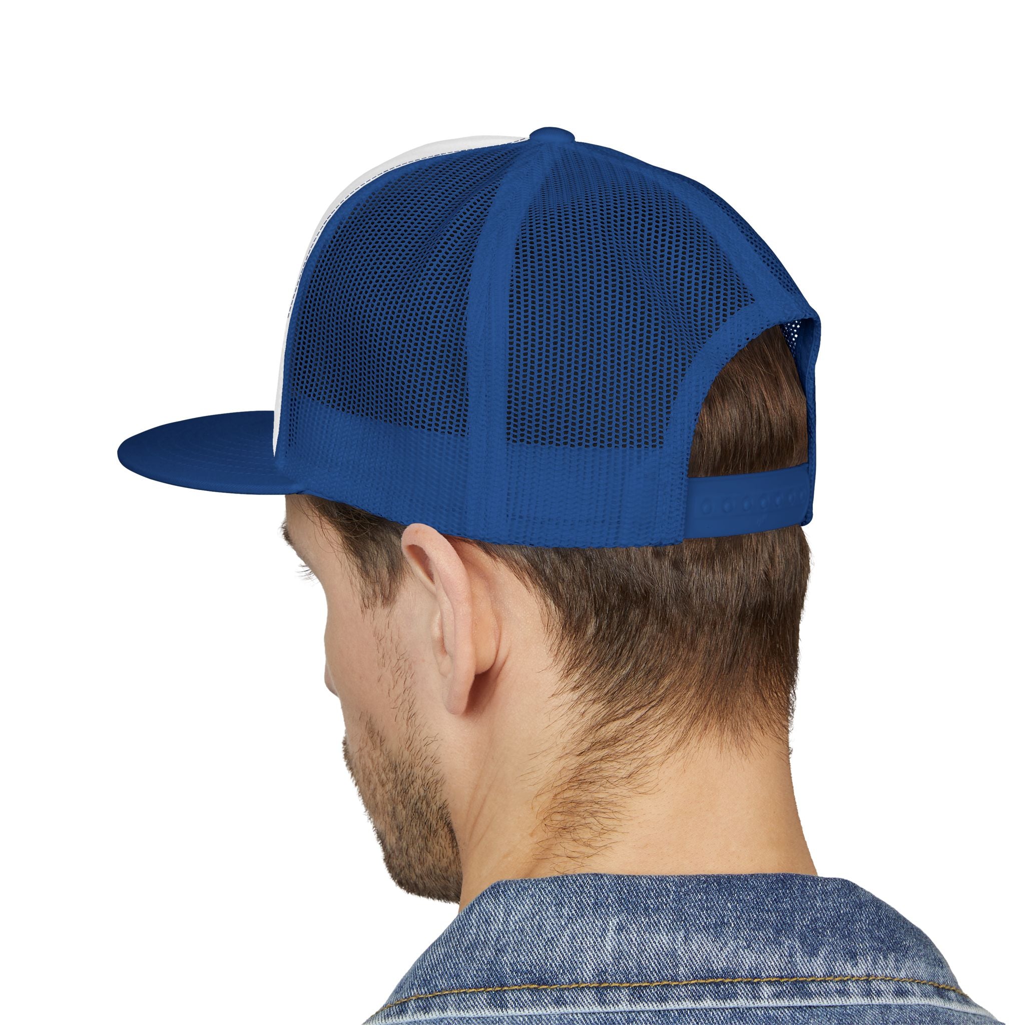 Wild Calf Skull embroidery Trucker Cap | Mesh Back Snapback - Wild Calf Hat Company