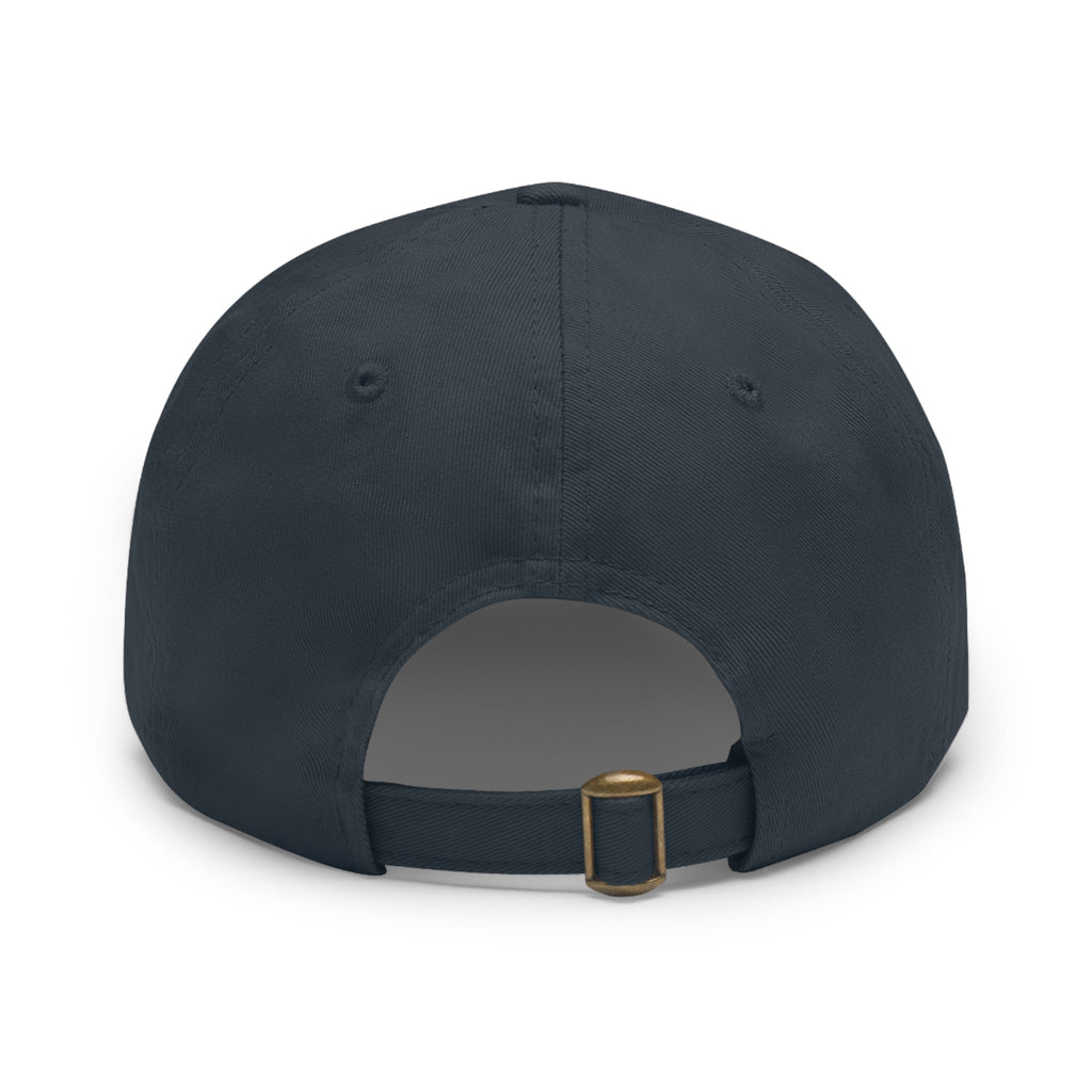 Wild Calf Hat Co. Long Horn Skull Leather Patch Dad Hat - Wild Calf Hat Company
