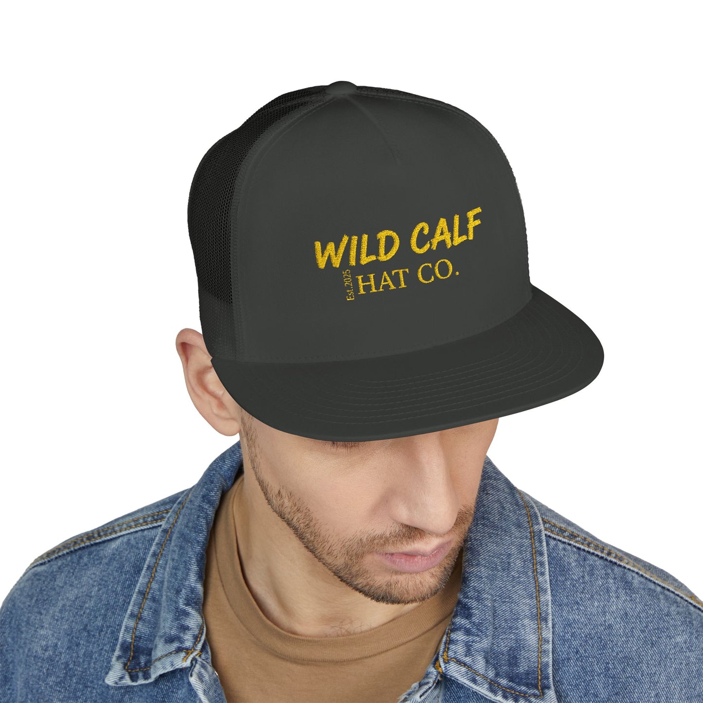 5 Panel Trucker Cap - Wild Calf Hat Company