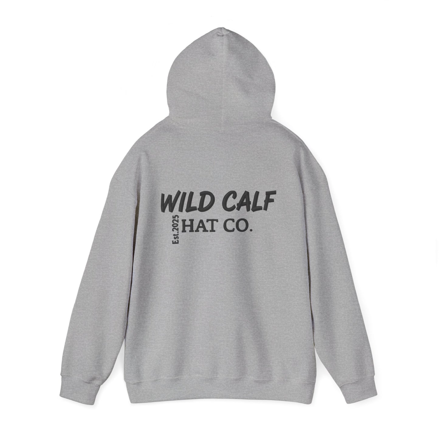 Wild Calf Hoodie - Retro Colorful Calf Logo Pullover (Wild Calf Hat Co.) - Wild Calf Hat Company
