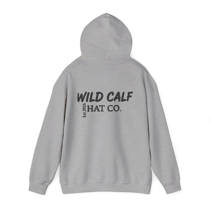 Wild Calf Hoodie - Retro Colorful Calf Logo Pullover (Wild Calf Hat Co.) - Wild Calf Hat Company