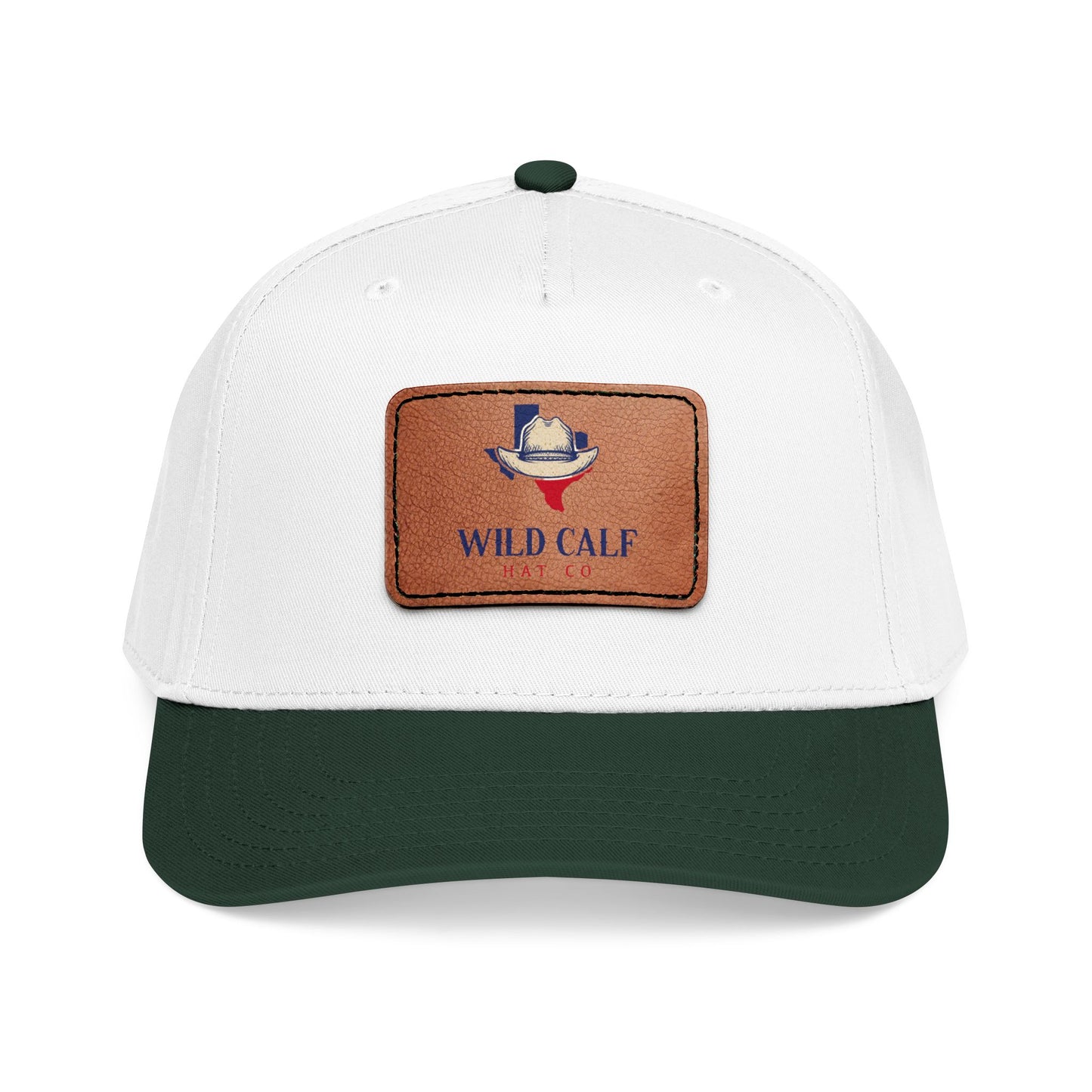 Leather Patch Baseball Cap — Wild Calf Logo - Wild Calf Hat Company