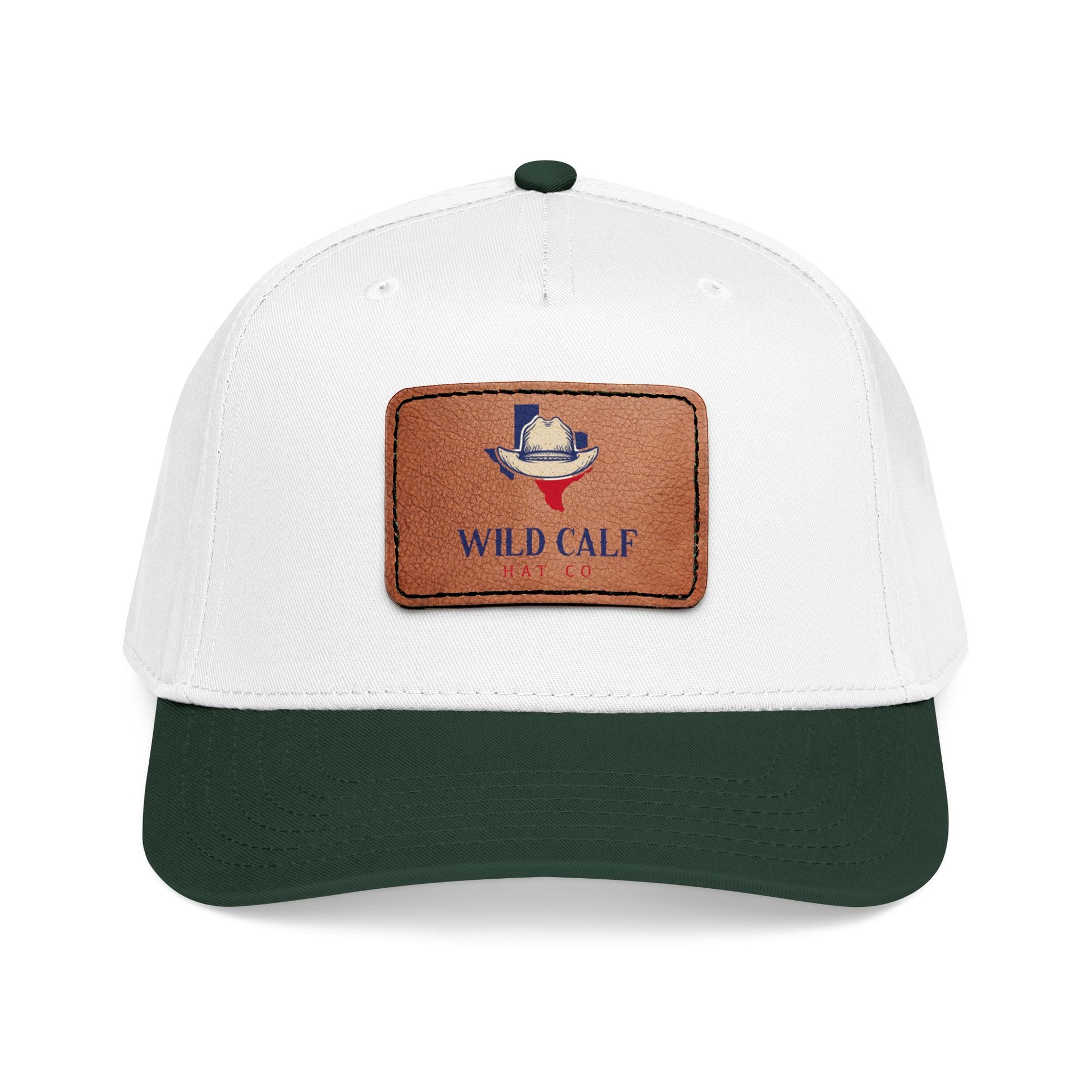 Leather Patch Baseball Cap — Wild Calf Logo - Wild Calf Hat Company