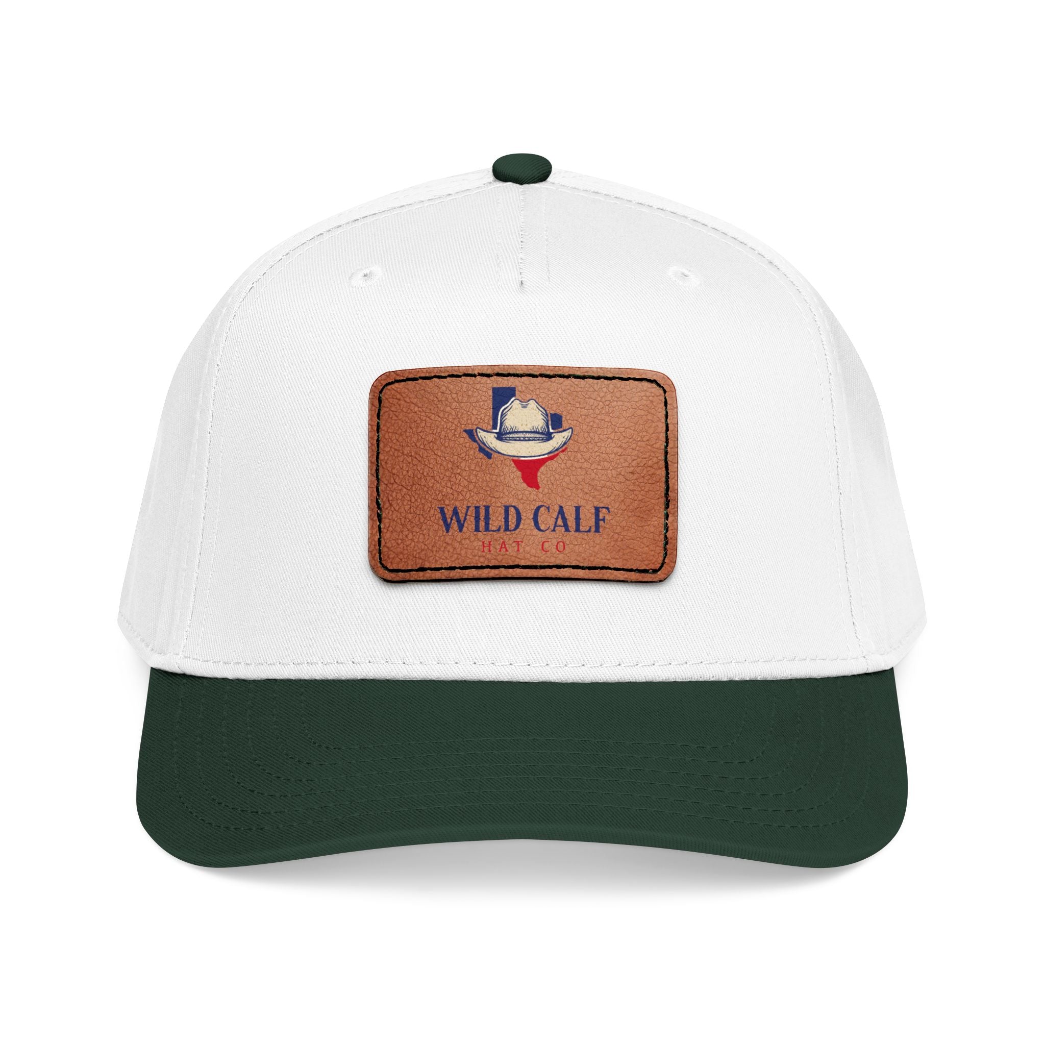 Leather Patch Baseball Cap — Wild Calf Logo - Wild Calf Hat Company