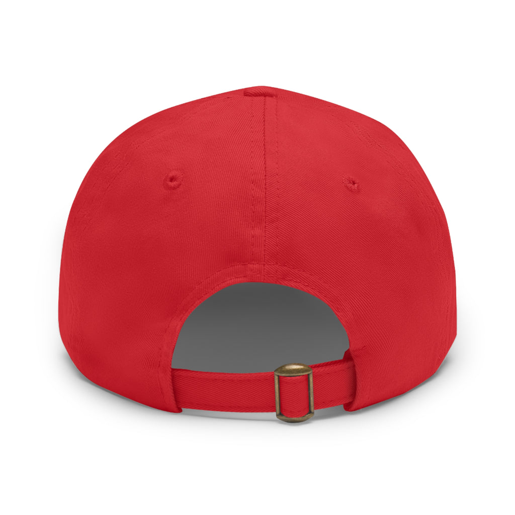 Wild Calf Hat Co. Long Horn Skull Leather Patch Dad Hat - Wild Calf Hat Company
