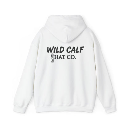 Wild Calf Hoodie - Retro Colorful Calf Logo Pullover (Wild Calf Hat Co.) - Wild Calf Hat Company