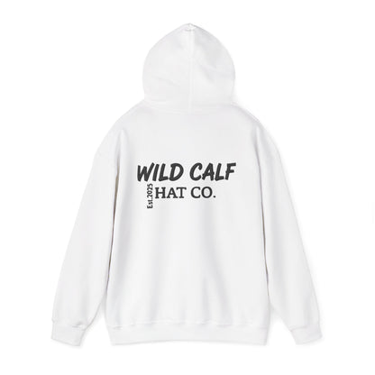 Wild Calf Hoodie - Retro Colorful Calf Logo Pullover (Wild Calf Hat Co.) - Wild Calf Hat Company