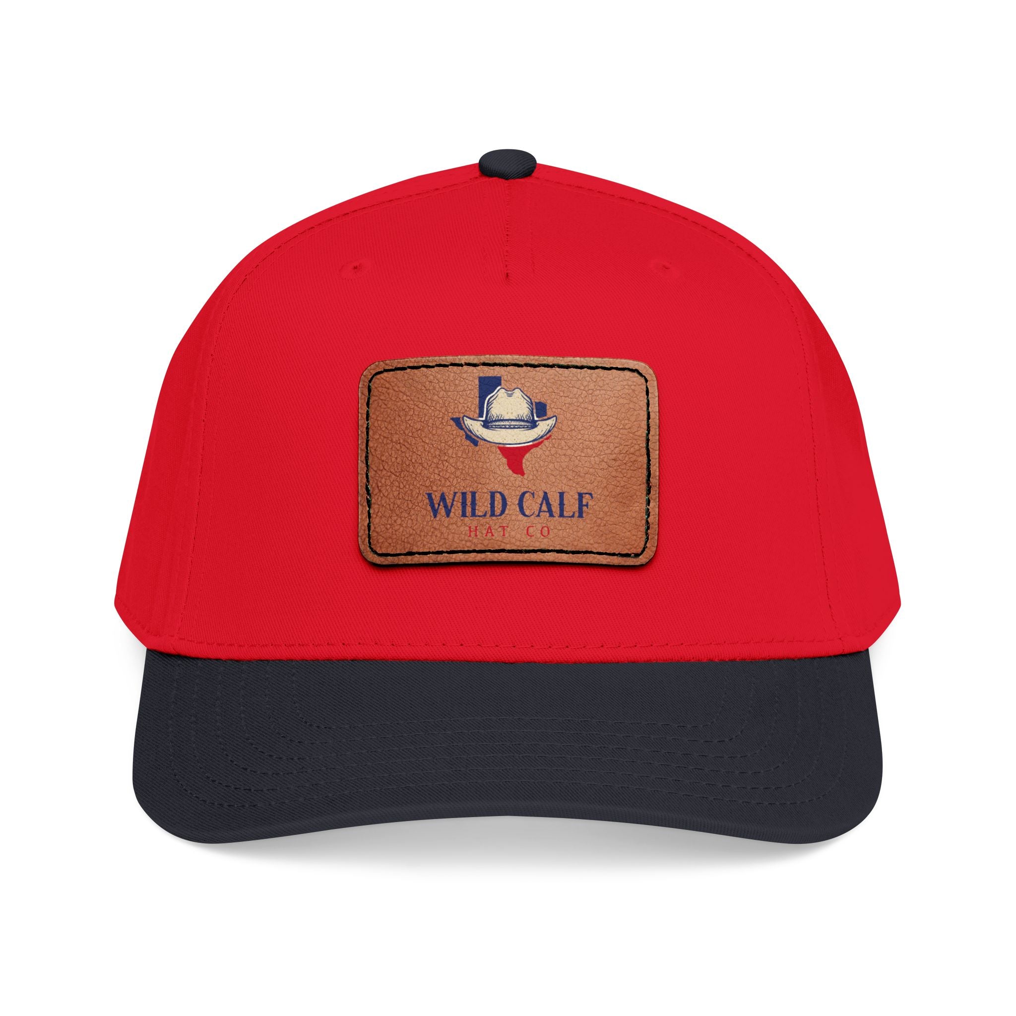 Leather Patch Baseball Cap — Wild Calf Logo - Wild Calf Hat Company