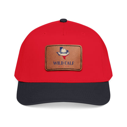 Leather Patch Baseball Cap — Wild Calf Logo - Wild Calf Hat Company