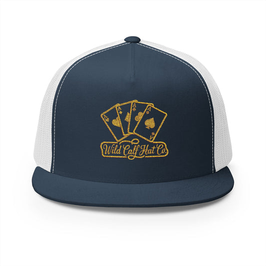 5 Panel Trucker Cap - Wild Calf Hat Company