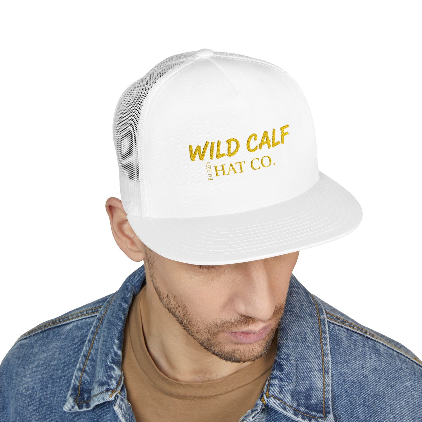 5 Panel Trucker Cap - Wild Calf Hat Company