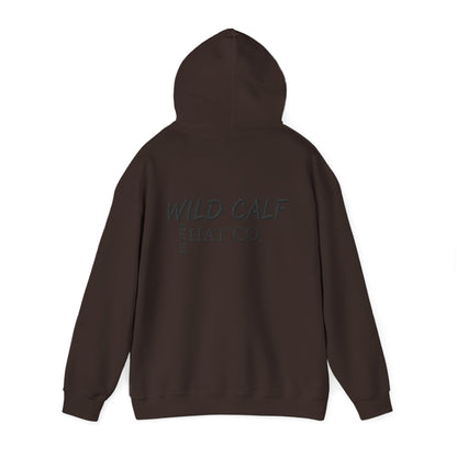 Wild Calf Hoodie - Retro Colorful Calf Logo Pullover (Wild Calf Hat Co.) - Wild Calf Hat Company