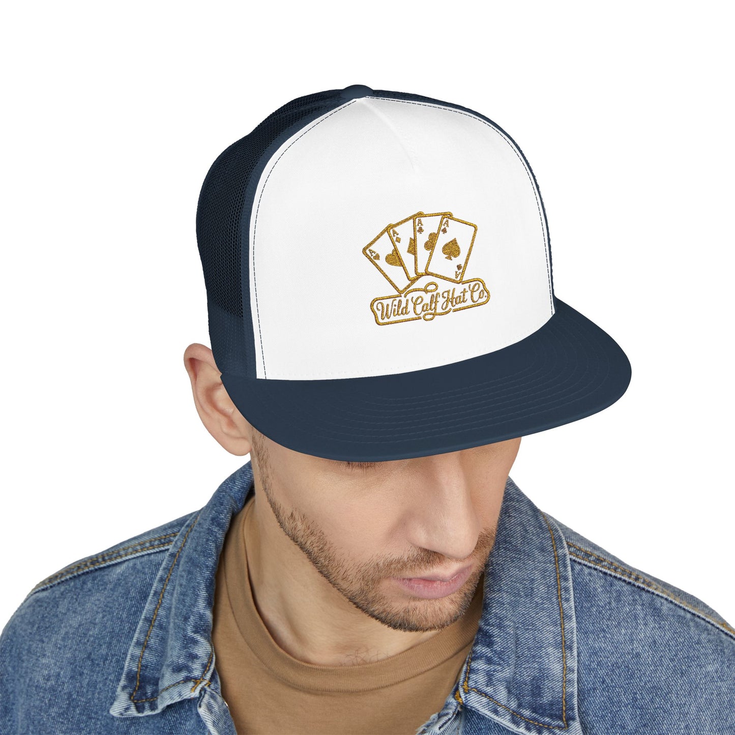 5 Panel Trucker Cap - Wild Calf Hat Company