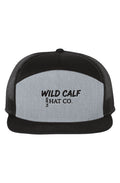Heather Grey Black Cap - Wild Calf Hat Company