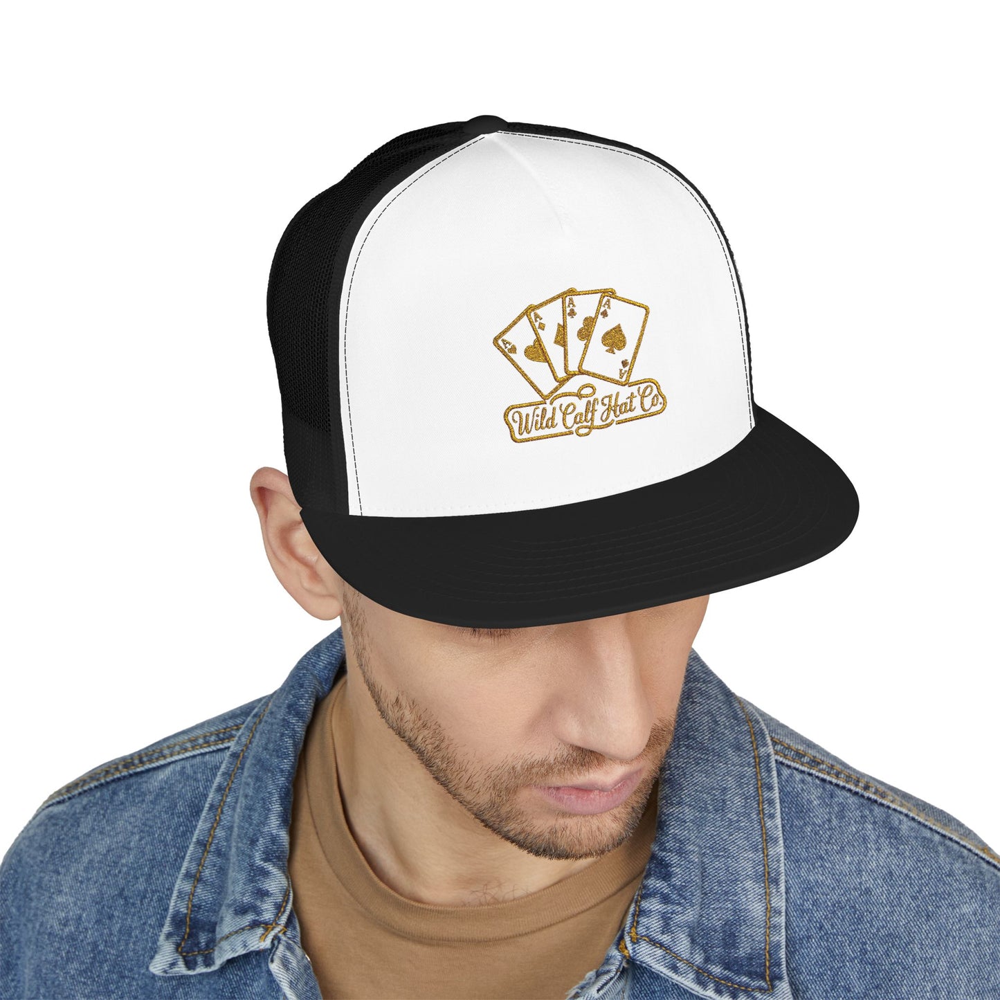 5 Panel Trucker Cap - Wild Calf Hat Company