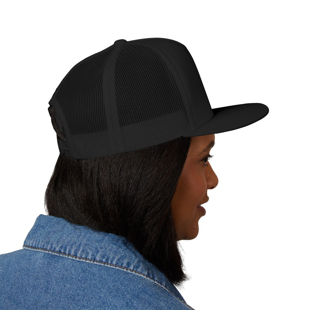 Wild Calf Skull embroidery Trucker Cap | Mesh Back Snapback - Wild Calf Hat Company