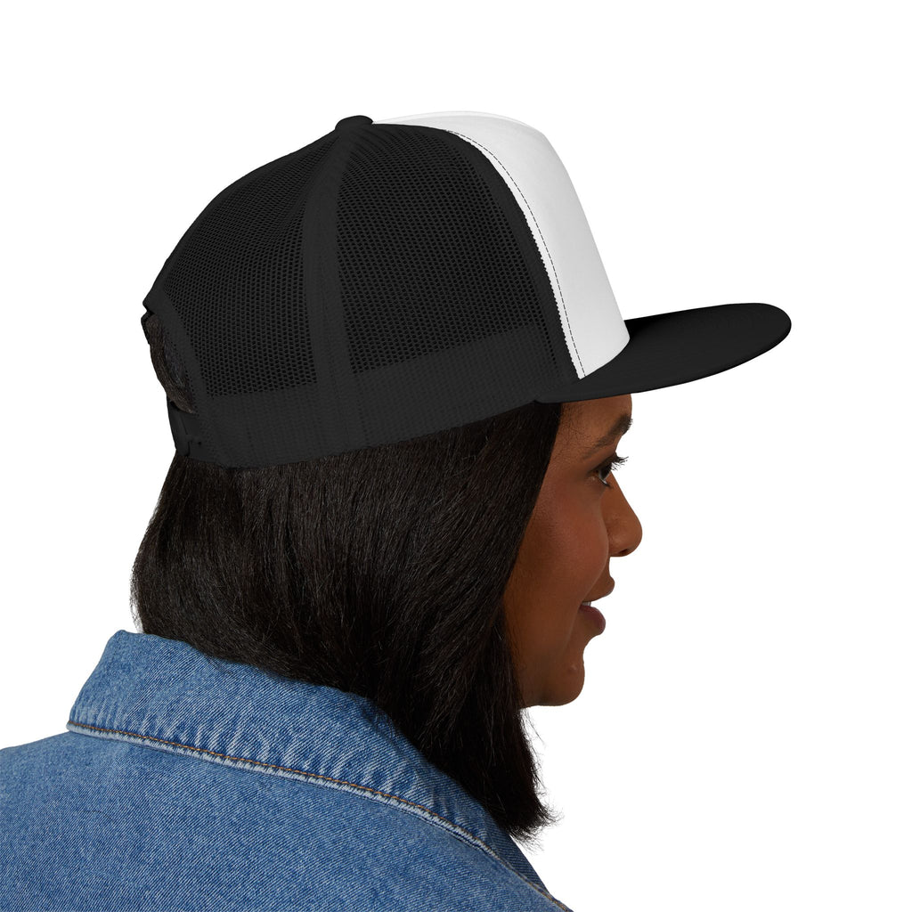 Wild Calf Skull embroidery Trucker Cap | Mesh Back Snapback - Wild Calf Hat Company