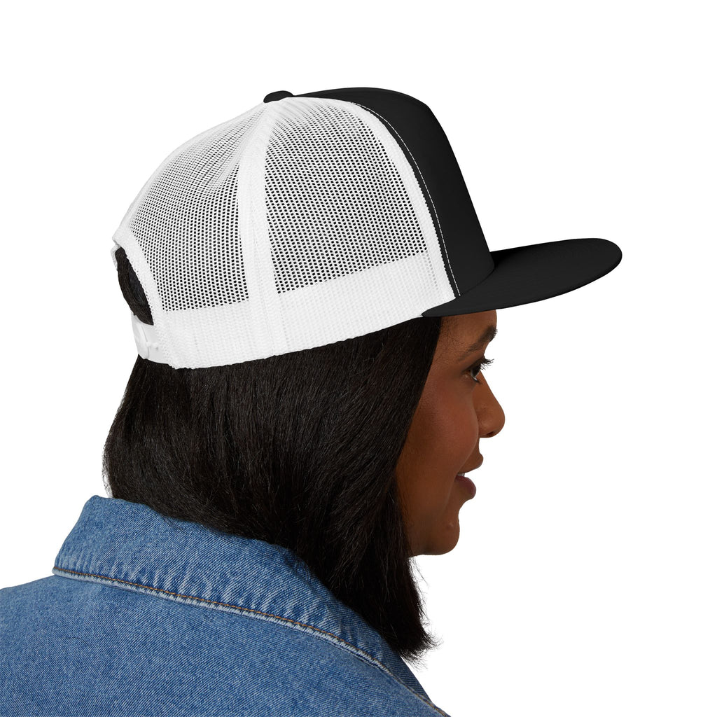 Wild Calf Skull embroidery Trucker Cap | Mesh Back Snapback - Wild Calf Hat Company