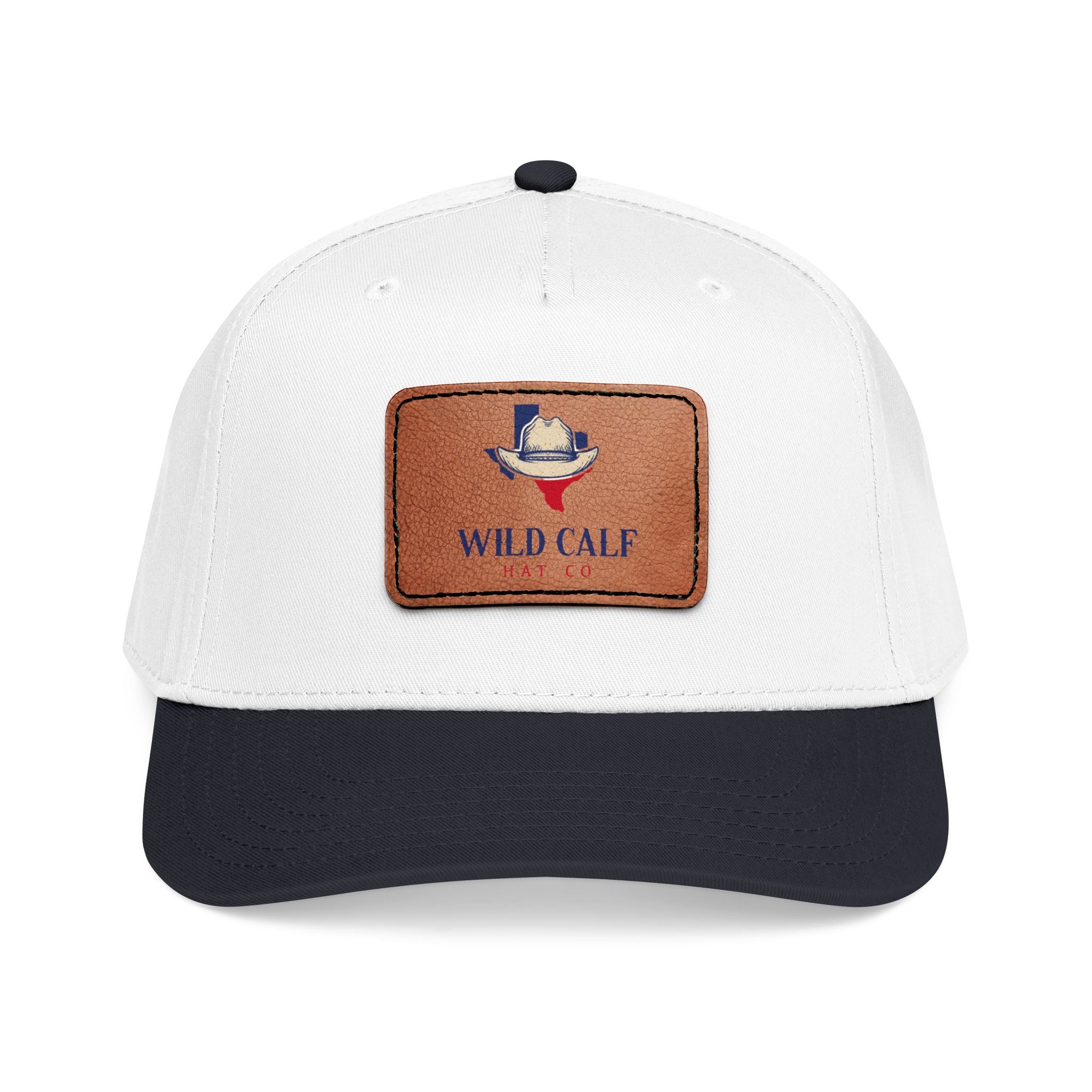 Leather Patch Baseball Cap — Wild Calf Logo - Wild Calf Hat Company