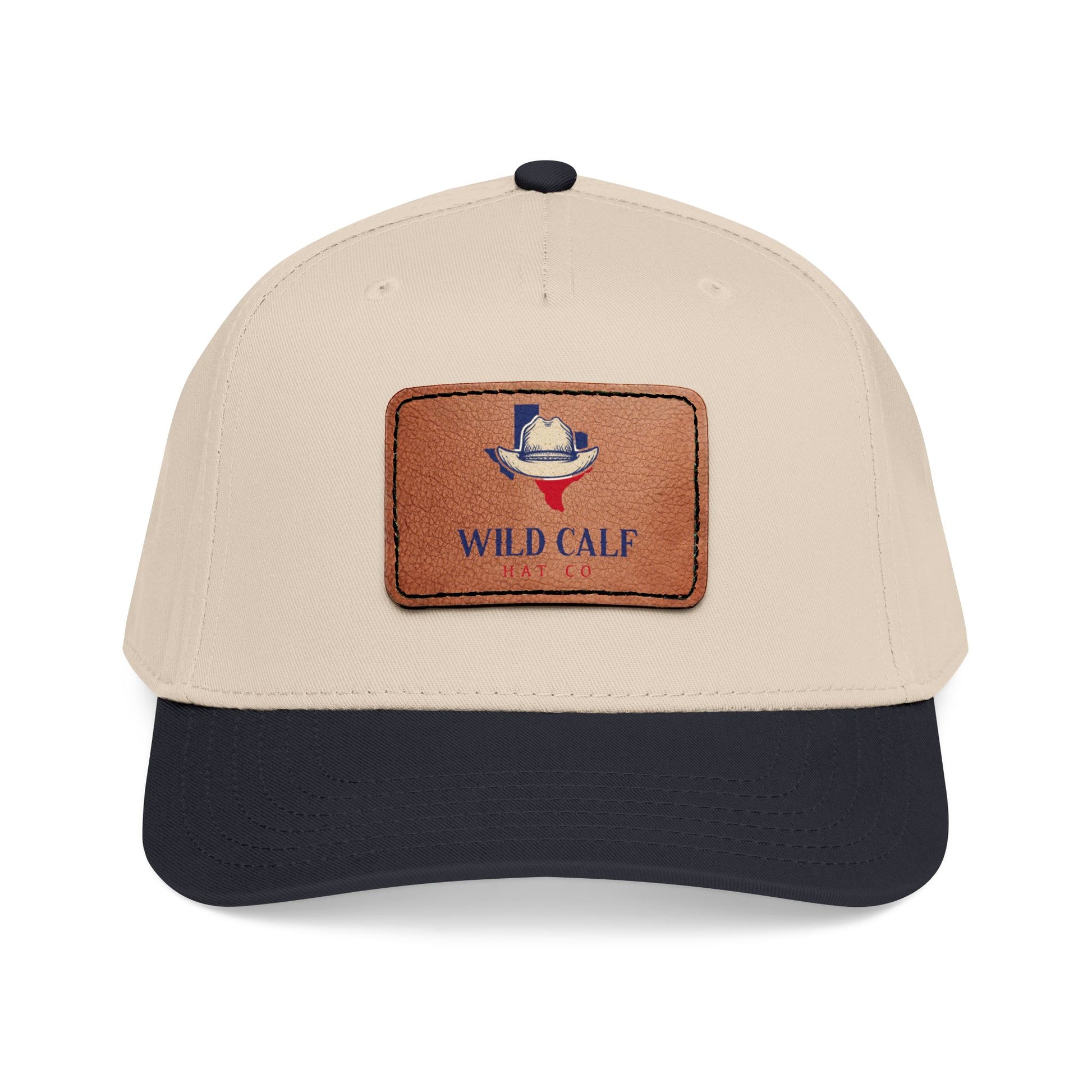 Leather Patch Baseball Cap — Wild Calf Logo - Wild Calf Hat Company