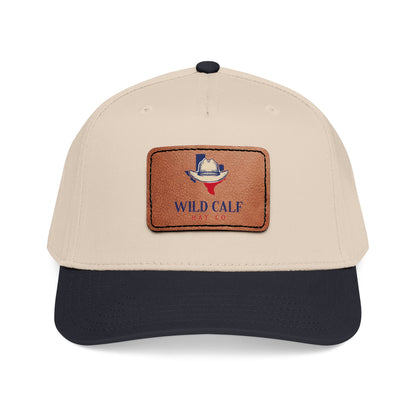 Leather Patch Baseball Cap — Wild Calf Logo - Wild Calf Hat Company
