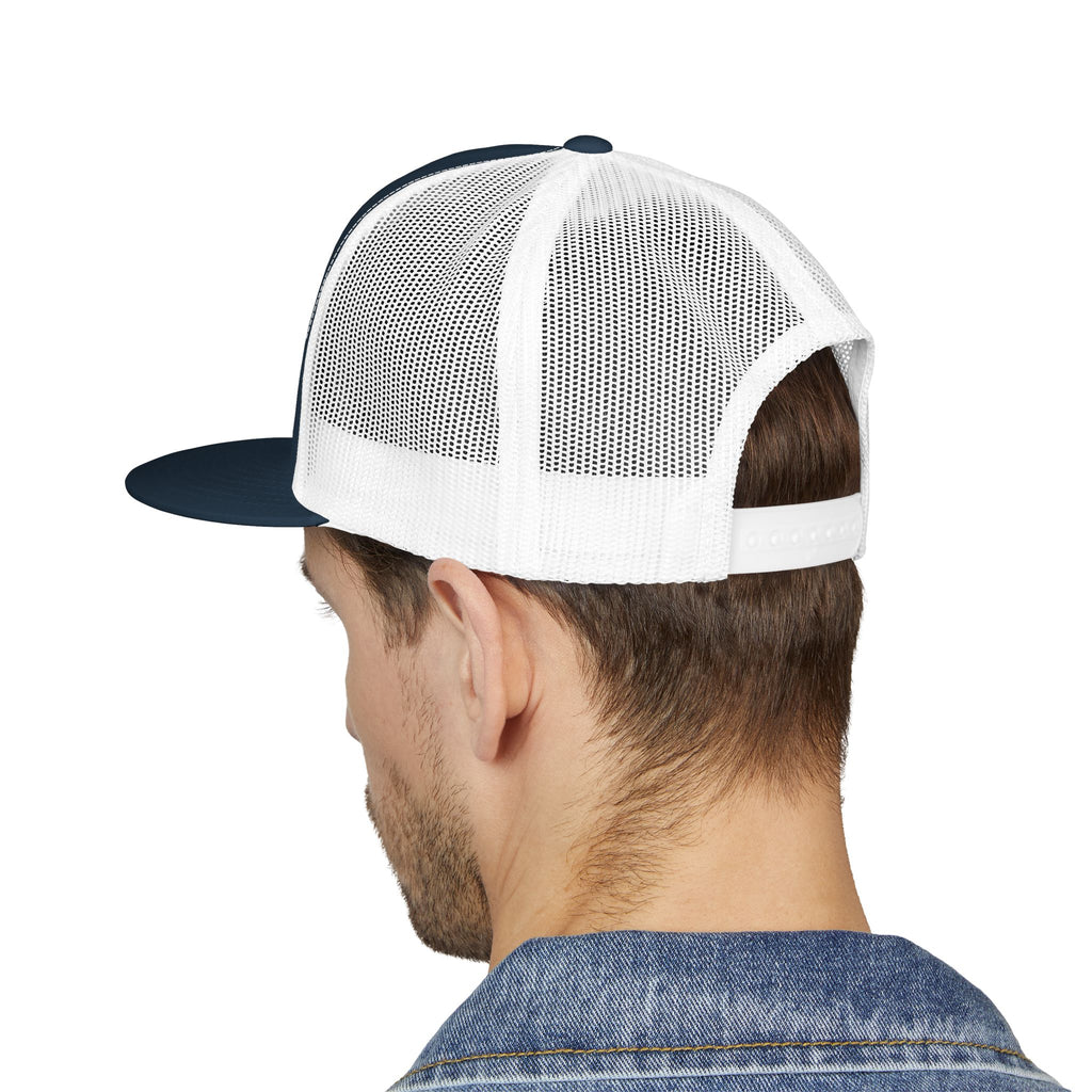Wild Calf Skull embroidery Trucker Cap | Mesh Back Snapback - Wild Calf Hat Company