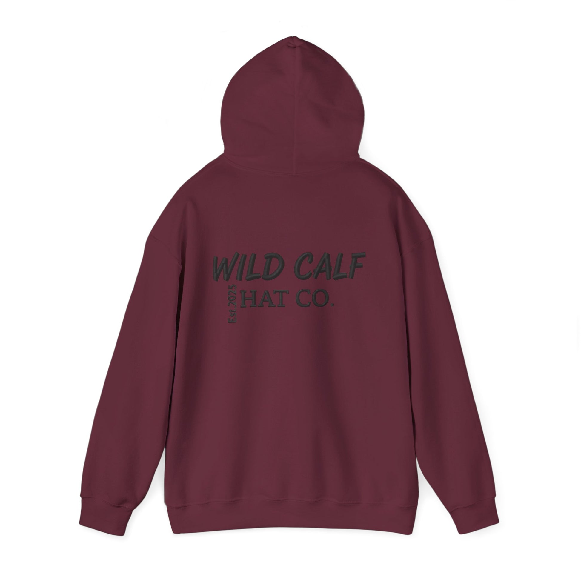Wild Calf Hoodie - Retro Colorful Calf Logo Pullover (Wild Calf Hat Co.) - Wild Calf Hat Company