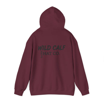 Wild Calf Hoodie - Retro Colorful Calf Logo Pullover (Wild Calf Hat Co.) - Wild Calf Hat Company
