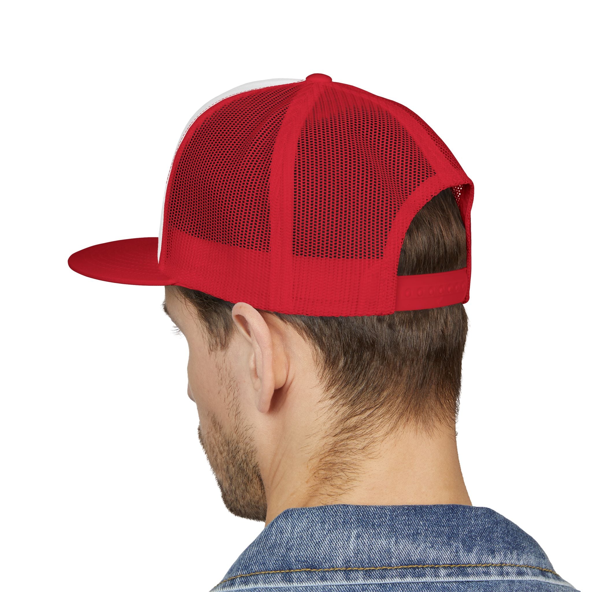Wild Calf Skull embroidery Trucker Cap | Mesh Back Snapback - Wild Calf Hat Company