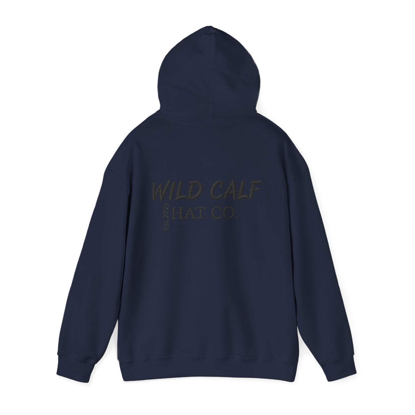Wild Calf Hoodie - Retro Colorful Calf Logo Pullover (Wild Calf Hat Co.) - Wild Calf Hat Company