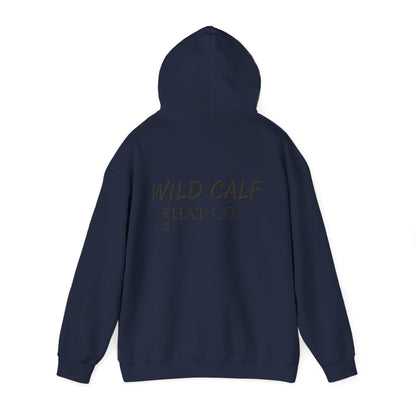 Wild Calf Hoodie - Retro Colorful Calf Logo Pullover (Wild Calf Hat Co.) - Wild Calf Hat Company