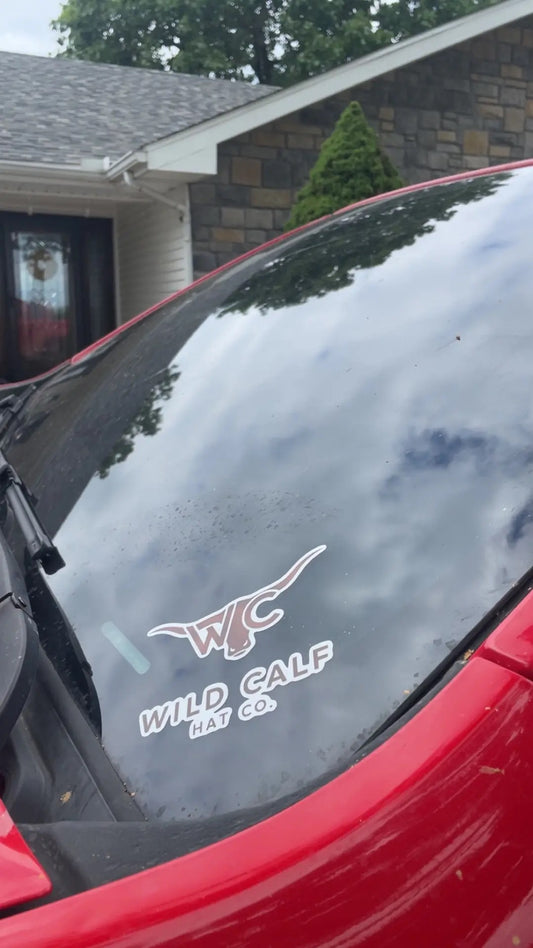 Wild Calf Vinyl Truck Decals - Wild Calf Hat Company