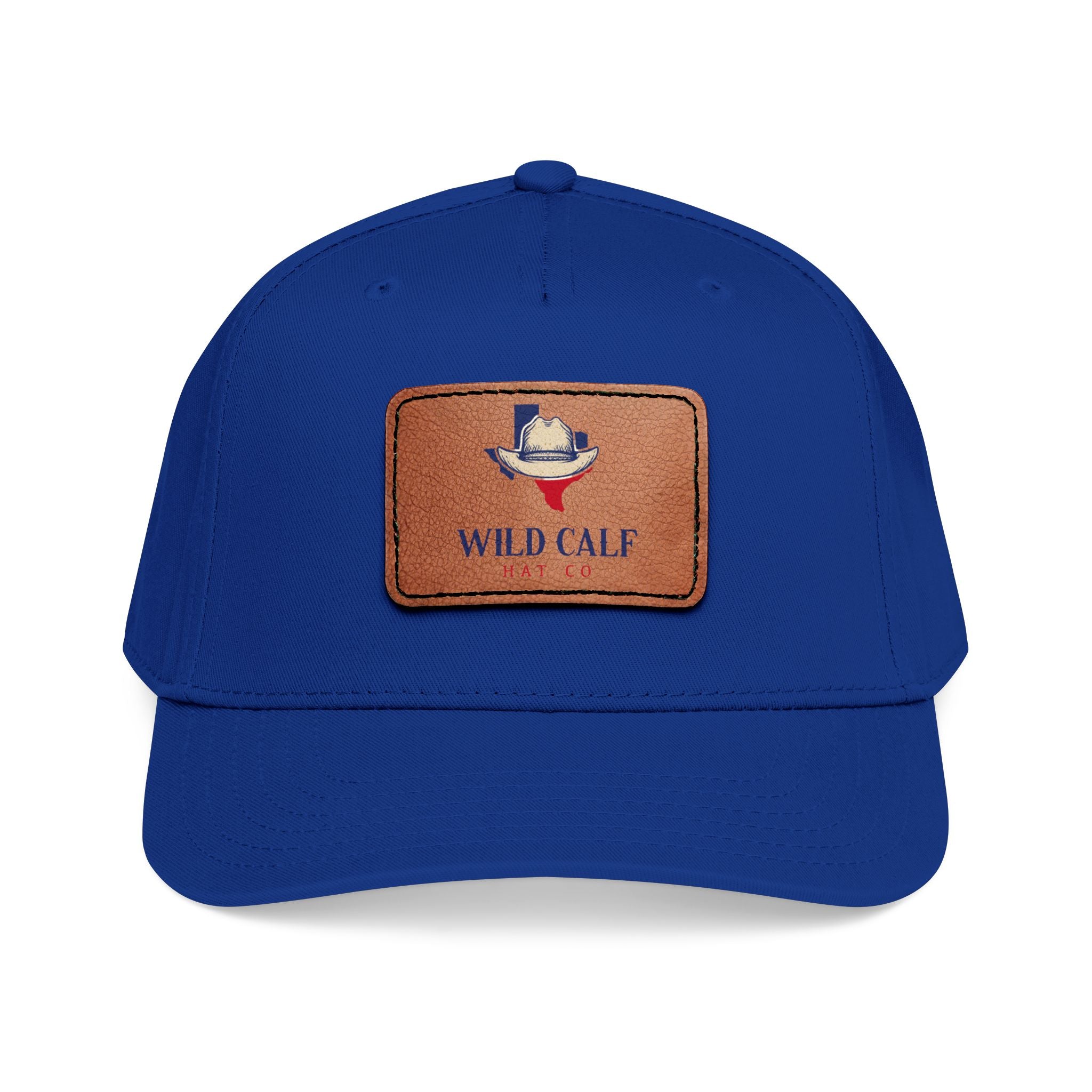 Leather Patch Baseball Cap — Wild Calf Logo - Wild Calf Hat Company