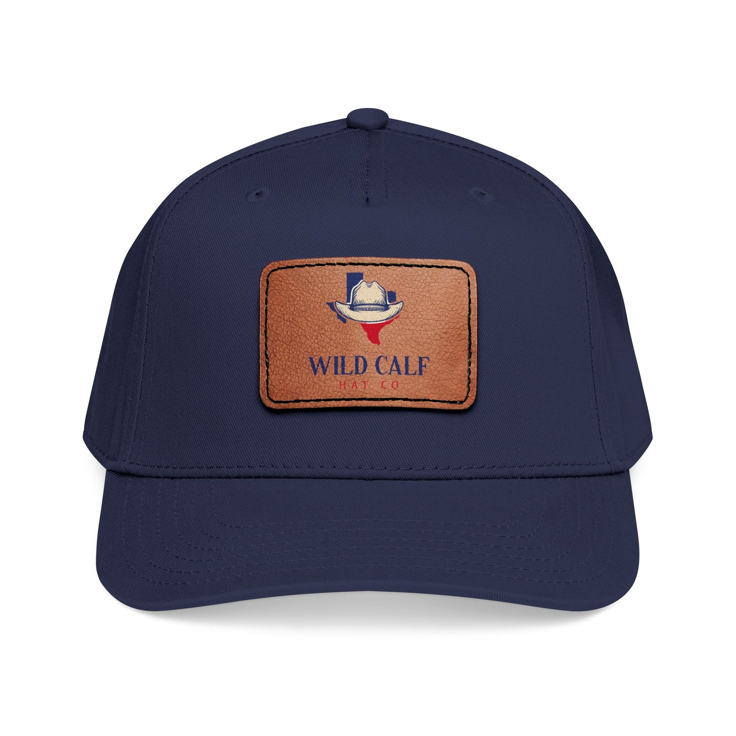 Leather Patch Baseball Cap — Wild Calf Logo - Wild Calf Hat Company