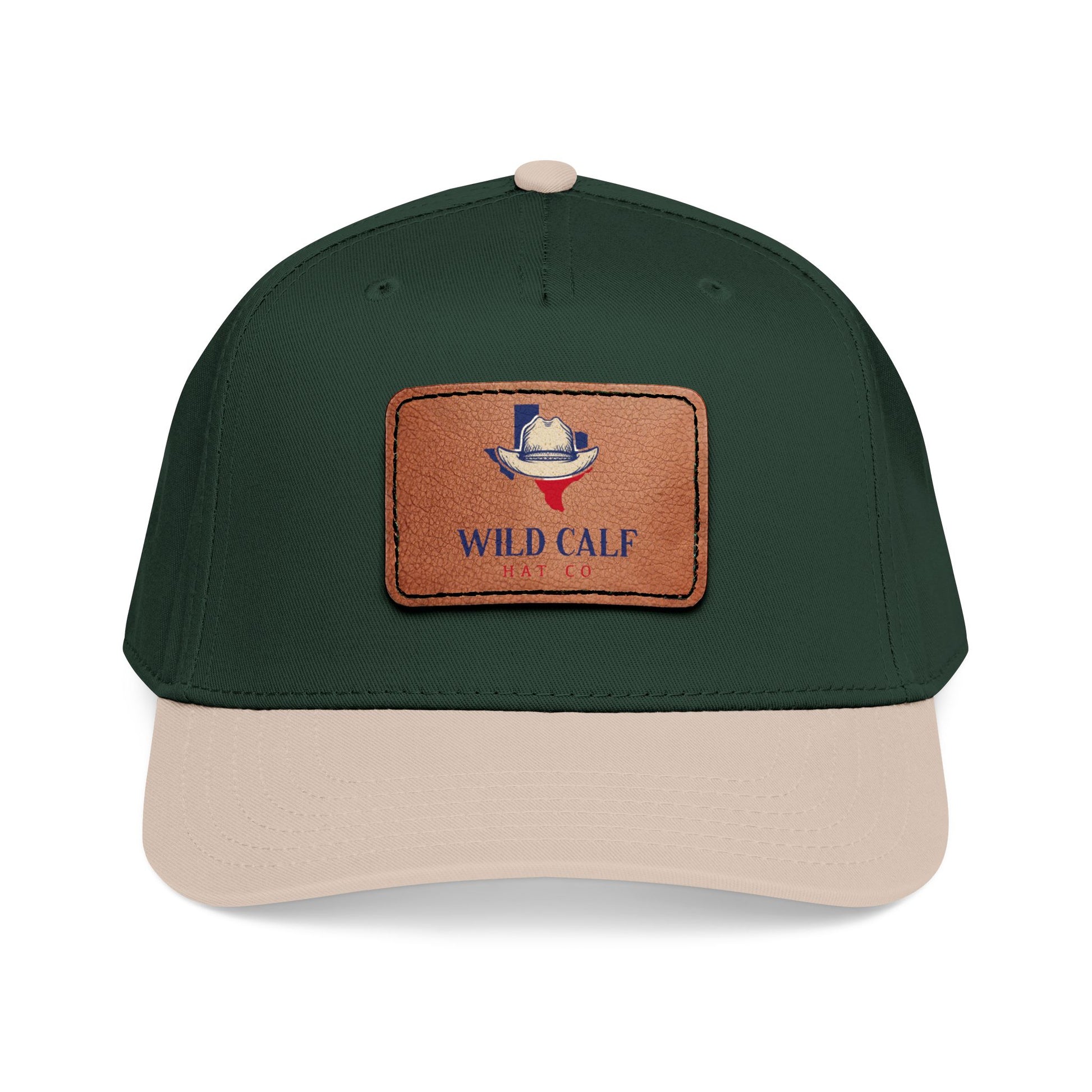 Leather Patch Baseball Cap — Wild Calf Logo - Wild Calf Hat Company