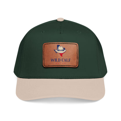 Leather Patch Baseball Cap — Wild Calf Logo - Wild Calf Hat Company