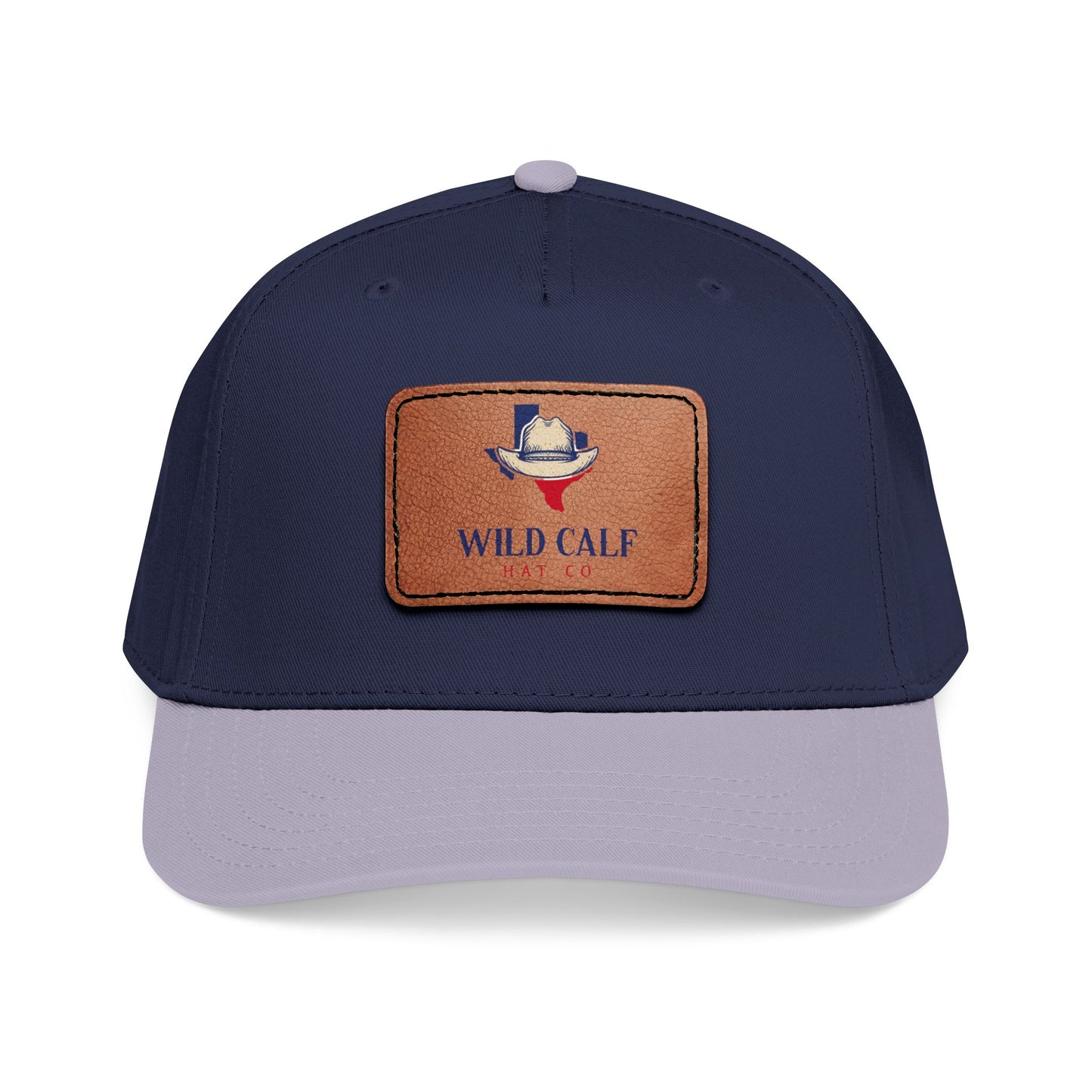 Leather Patch Baseball Cap — Wild Calf Logo - Wild Calf Hat Company