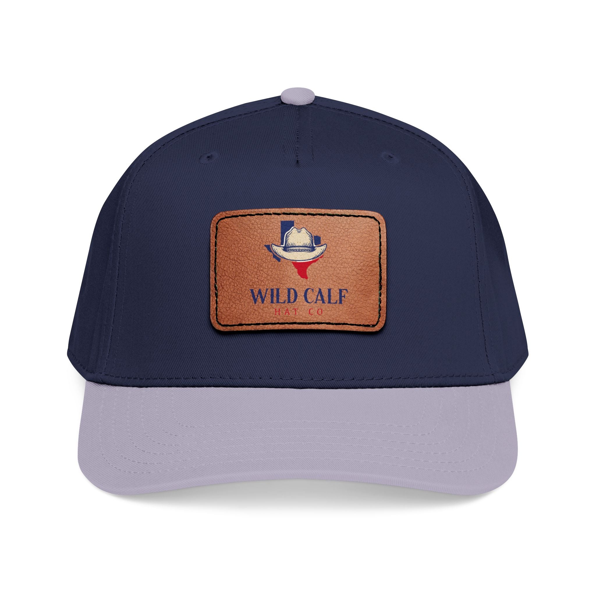 Leather Patch Baseball Cap — Wild Calf Logo - Wild Calf Hat Company