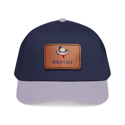 Leather Patch Baseball Cap — Wild Calf Logo - Wild Calf Hat Company
