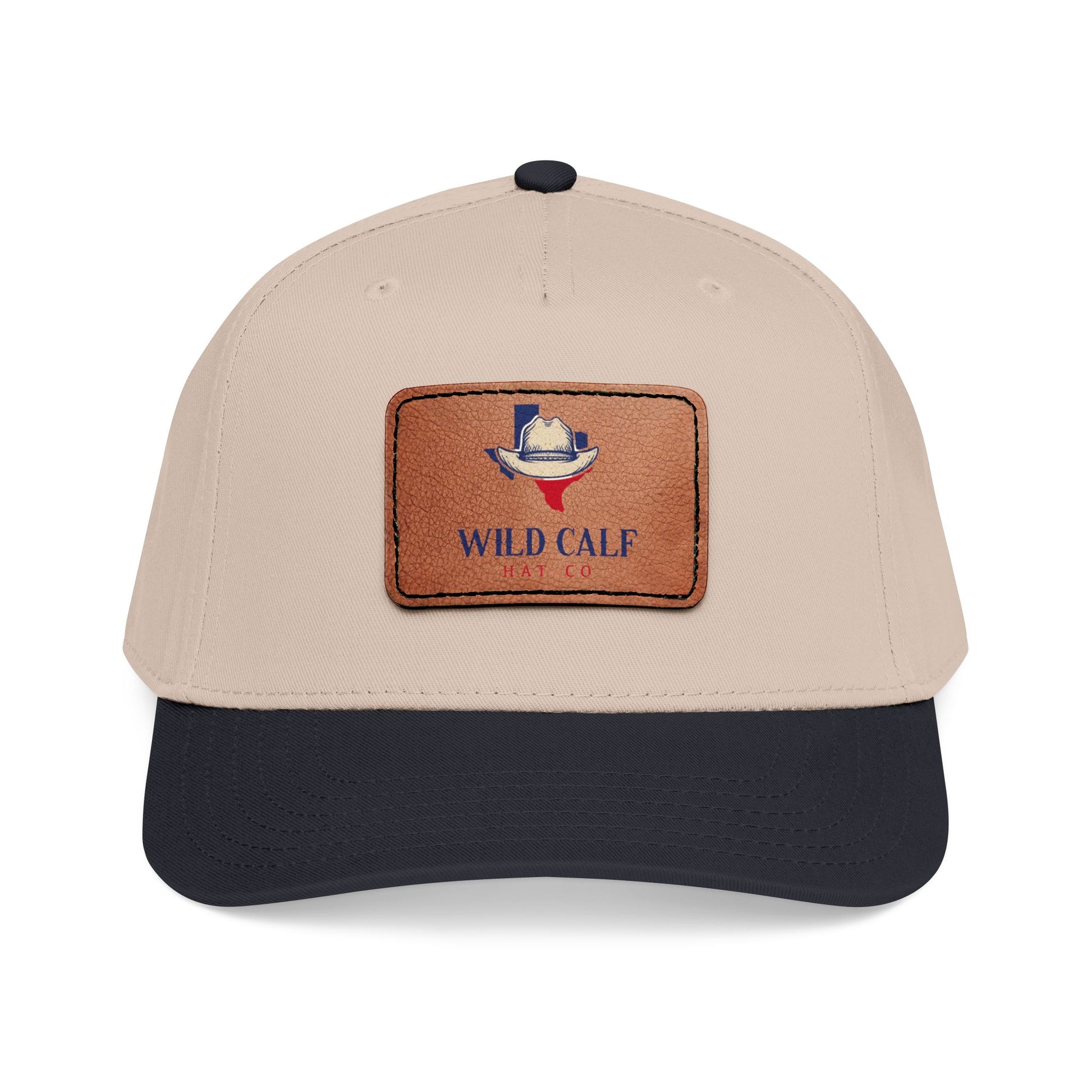 Leather Patch Baseball Cap — Wild Calf Logo - Wild Calf Hat Company
