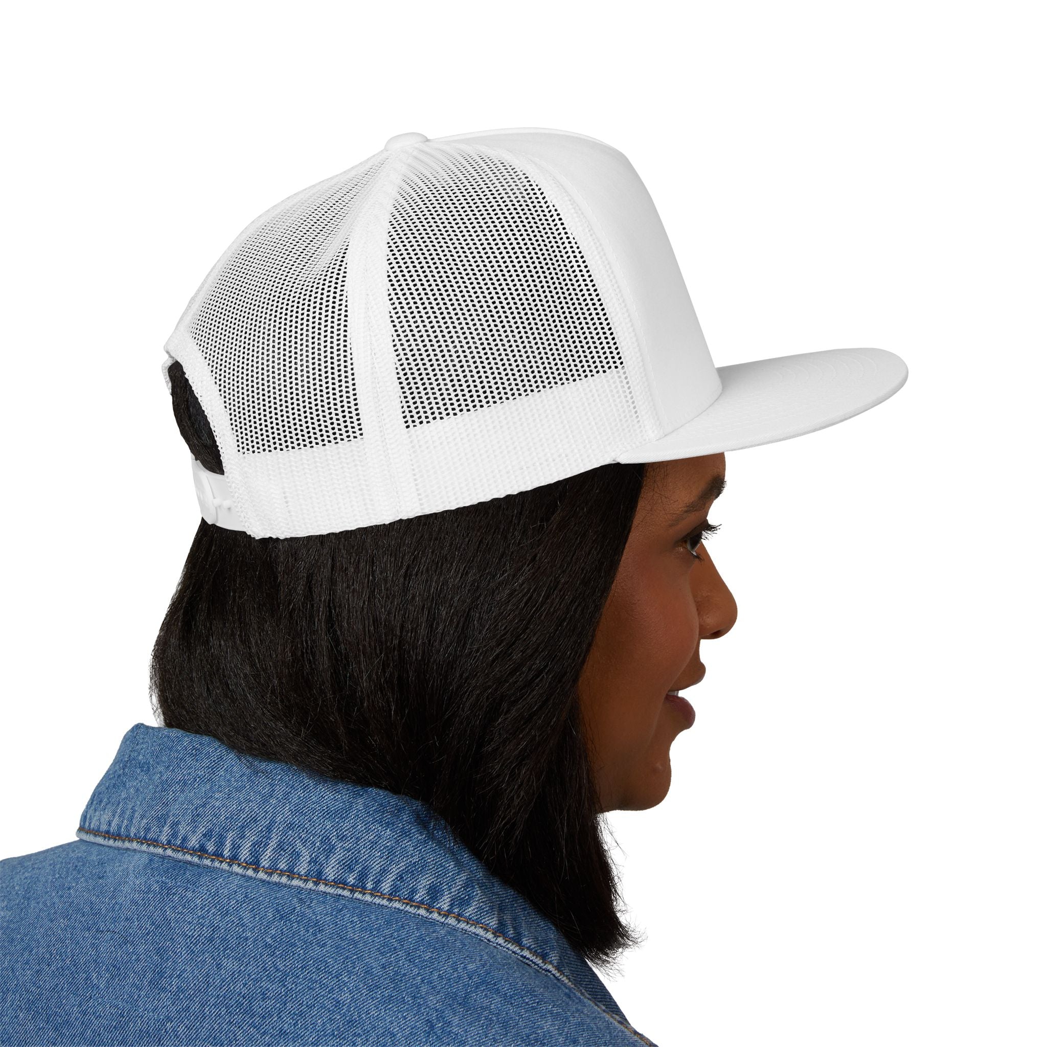Wild Calf Skull embroidery Trucker Cap | Mesh Back Snapback - Wild Calf Hat Company