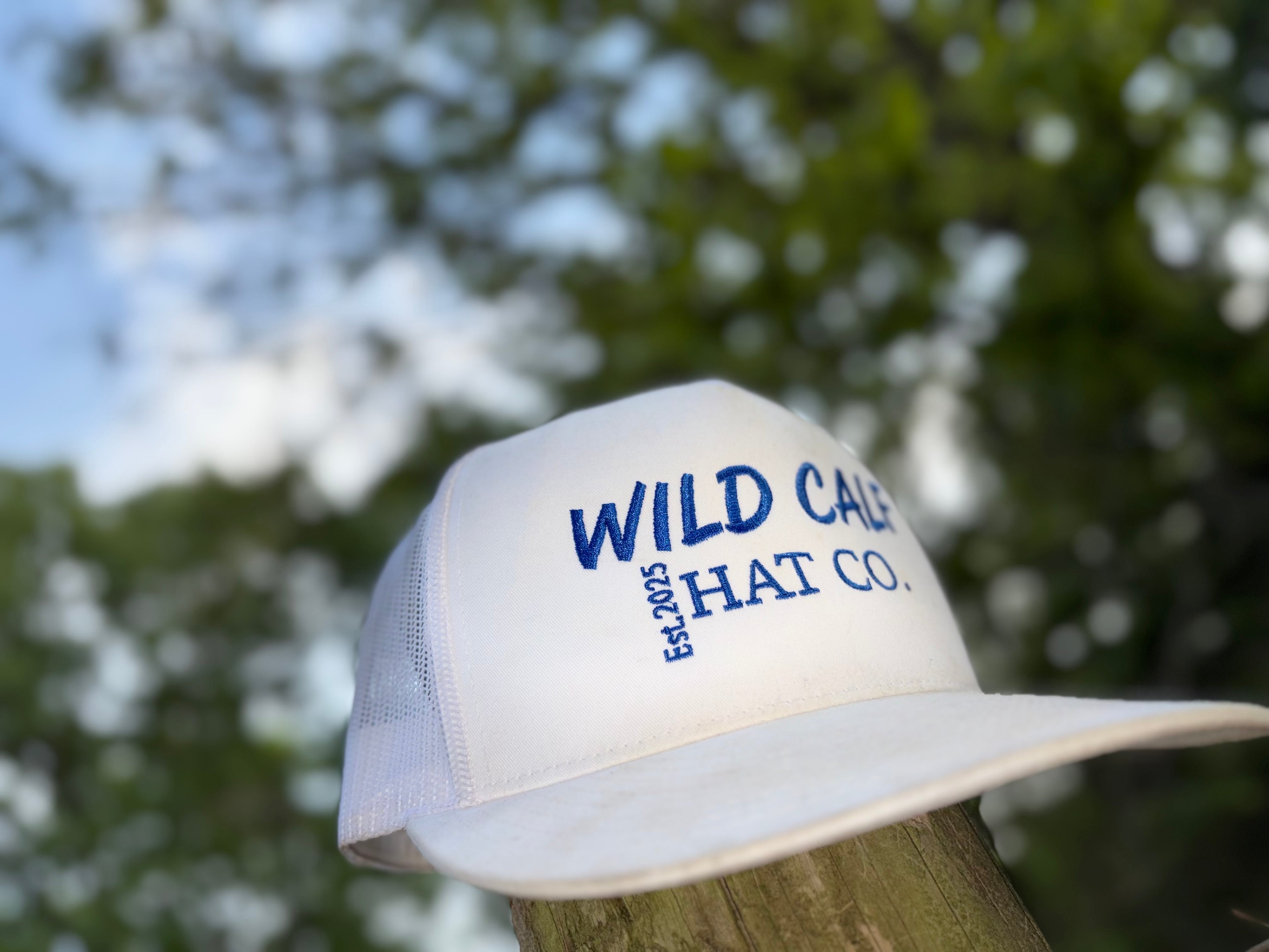 Royal Blue Signature Trucker Cap - Wild Calf Hat Company